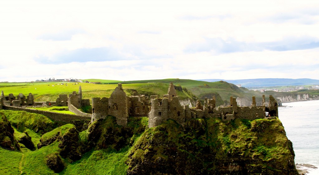 We stopped at a view of Dunluce Castle, which was very pretty, but we didn't go in. A little disappointed, but at least I went in last year.