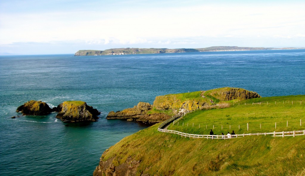 I had forgotten how much walking was involved in visiting Carrick-a-Rede. And how steep most of it is.