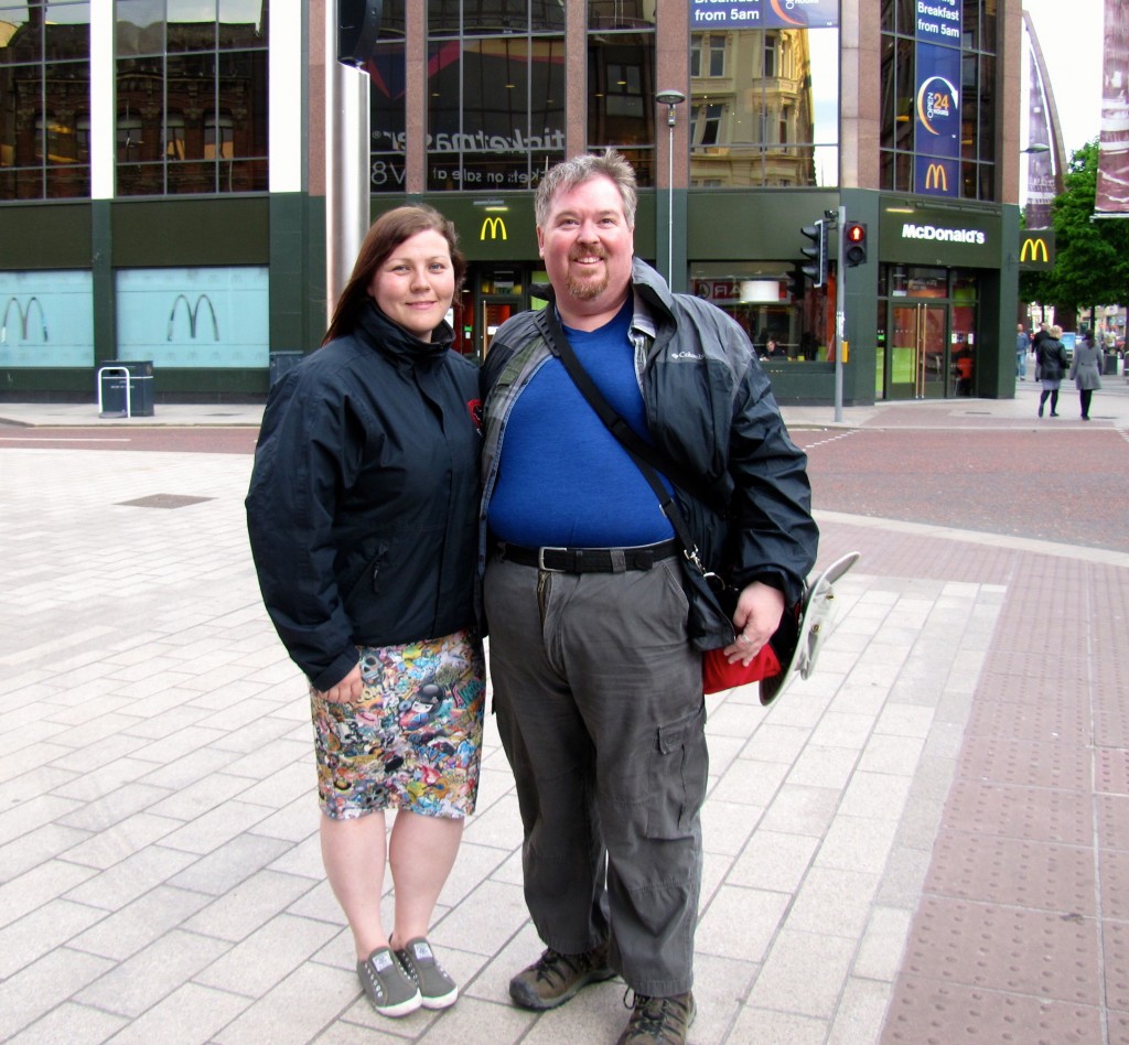 Claire is the same guide I had on the Titanic Walking Tour - she obviously knows her stuff, and is great at presenting the material. I got a picture with her because, after two tours, I figured that made us practically family. Thanks, Claire!