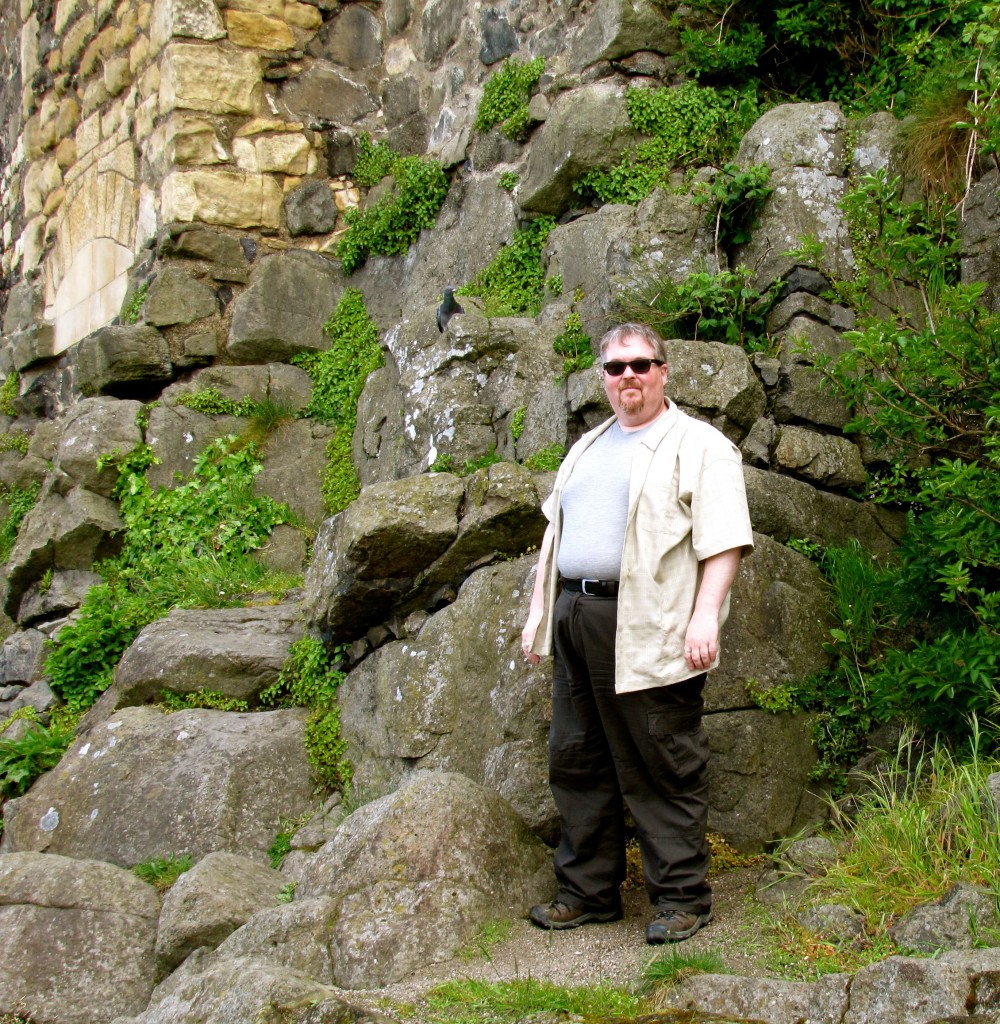 My seatmate on the tour was Anya, from Denmark. She agreed to take a picture of me here at Carrickfergus in return for me taking a picture of her here, as well.