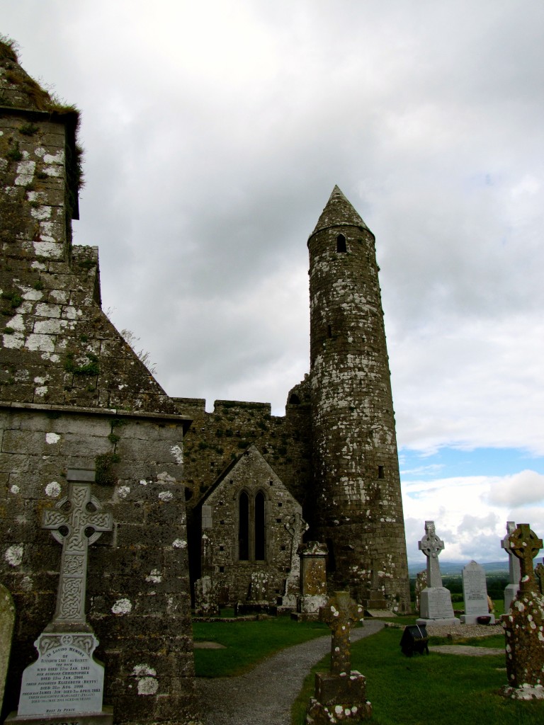 The round tower is in pretty good repair - at least on the outside - but we're still not allowed to climb it.