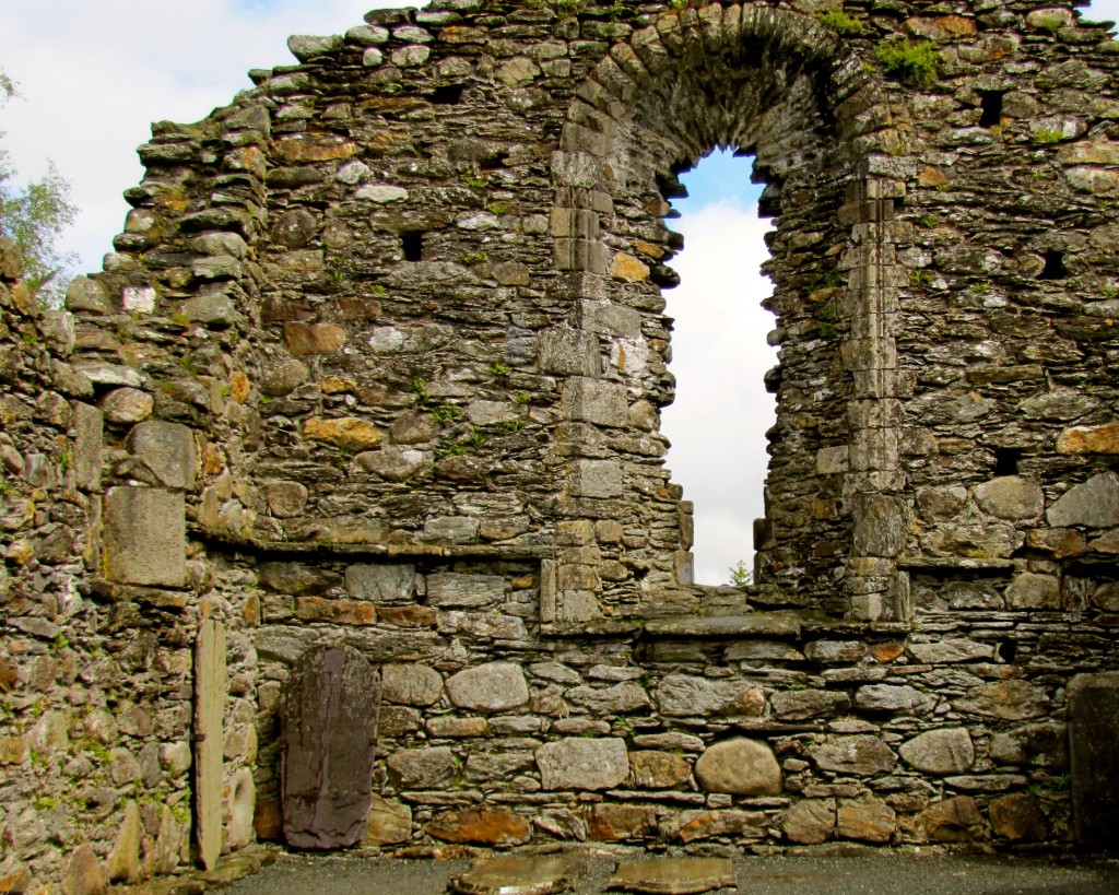 This church was built around the 10th or 11th century. The windowsill on this wall served as the altar.