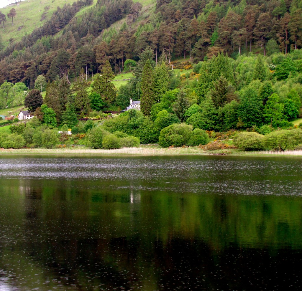 The bus was waiting for us between the first and second loughs. By the time I got there, it was raining hard enough that I didn't walk up to the upper lough.