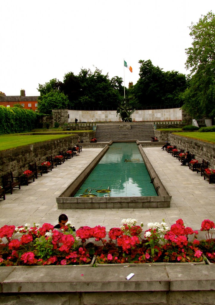 Not far from where this happened, at the top of Parnell Street (which used to be Great Britain Street), there is the Garden of Remembrance. It's there as a memorial for all who died in defence of Ireland, in whatever conflict.
