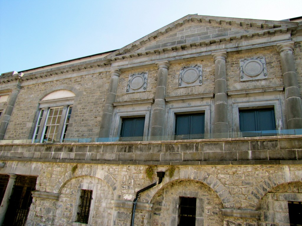 Grace Castle was home of the wealthy and powerful Grace family. "They fell on hard times," said the guide, "and decided to turn their home into a prison, as you do. Great place to raise kids." It's the city courthouse now, and the cells in the basement are filled with non-functional electronic voting machines that the city bought but never managed to get working.