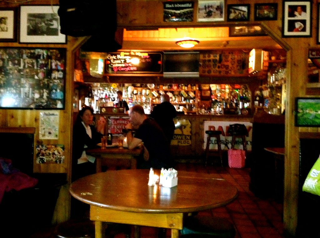 I just realized that I haven't shown you the inside of McGann's Pub, except for the musicians. Here's the actual pub part.