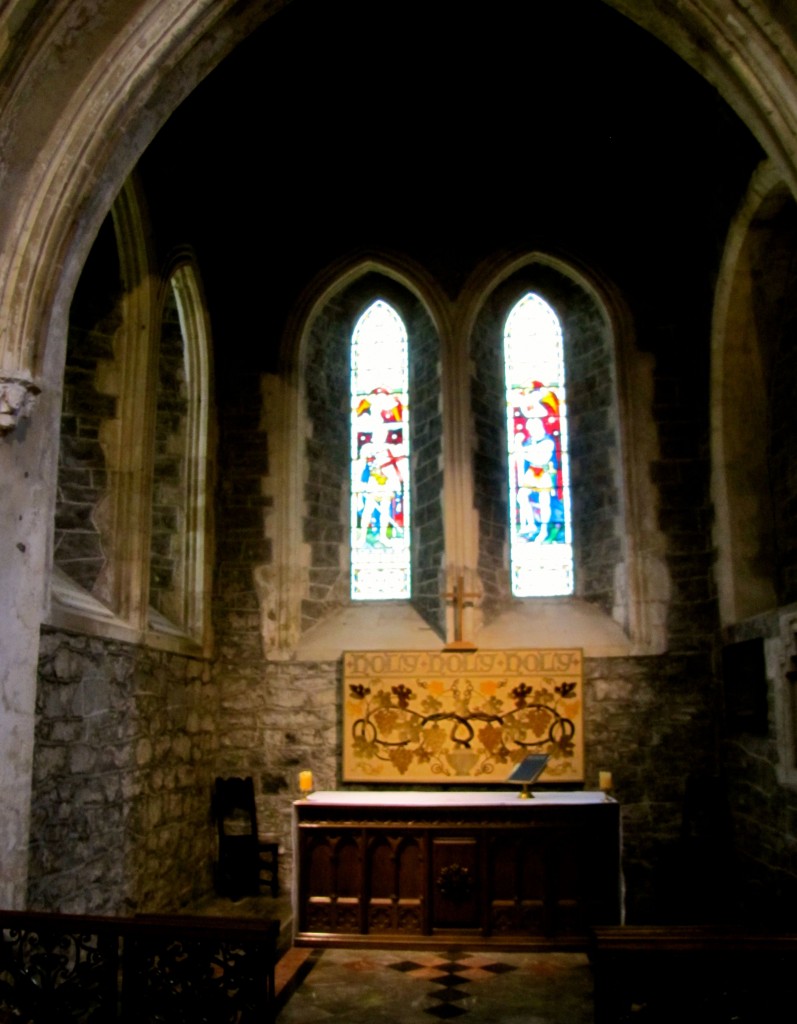 The little parish chapel off the eastern transept is the oldest part of the cathedral.