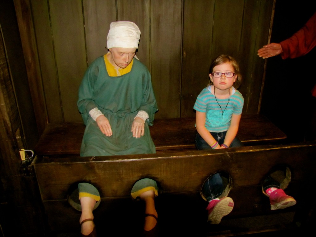 Keira made a new friend who led her astray. They both wound up in the stocks.