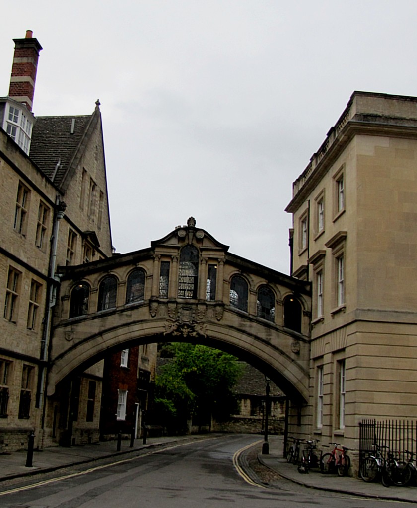 The Bridge of Sighs is much more recent than the surrounding buildings - completed in 1914. It had nothing to do with the Ghost Walk, but it is a cool and recognizable city landmark.