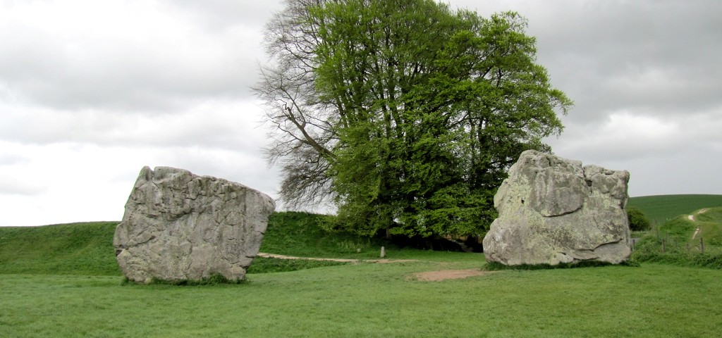 These two huge slabs bracket the ridge path entrance.