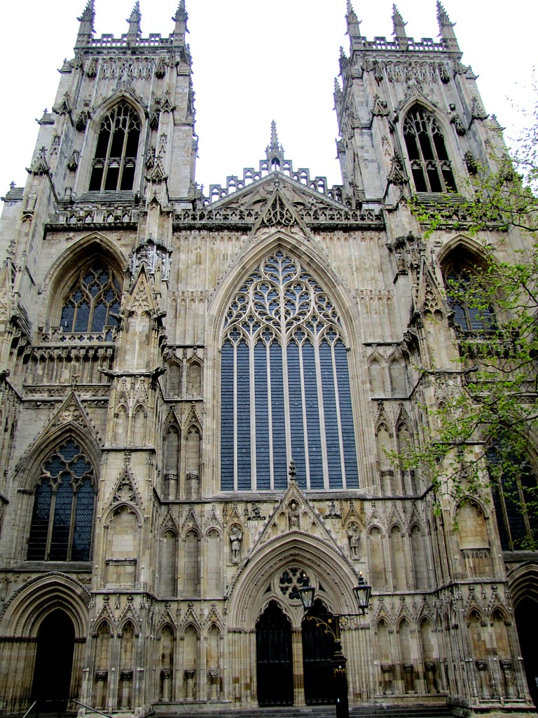 I started with York Minster. It's the largest Gothic cathedral in the UK. And it looms really well, which is kind of a requirement for Gothic architecture.