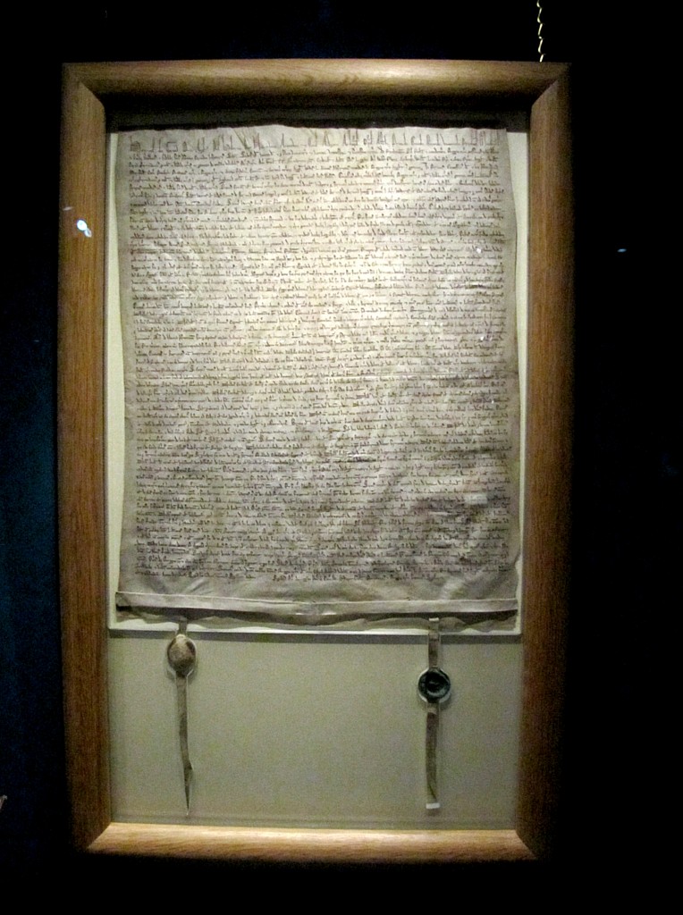 The Magna Carta. 