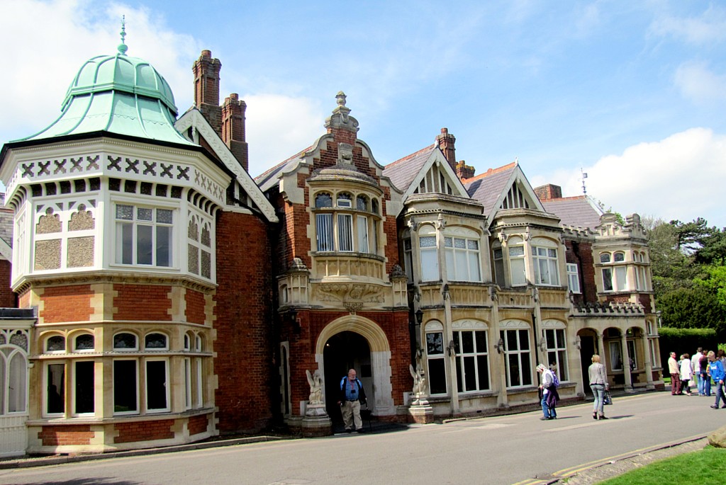 The mansion started as the centre of decoding efforts. The group grew quickly, and began working out of cottages on the grounds. Those quickly proved inadequate to the personnel, and the army started building huts. Towards the end of the war, they'd added a larger, more modern, more permanent set of structures, a set of alphabetically labeled blocks.