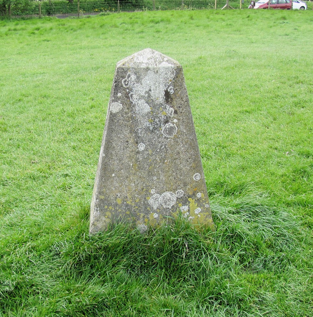 These concrete markers have been set up to show where missing stones - most demolished and used a building materials by the locals over the centuries - once stood.