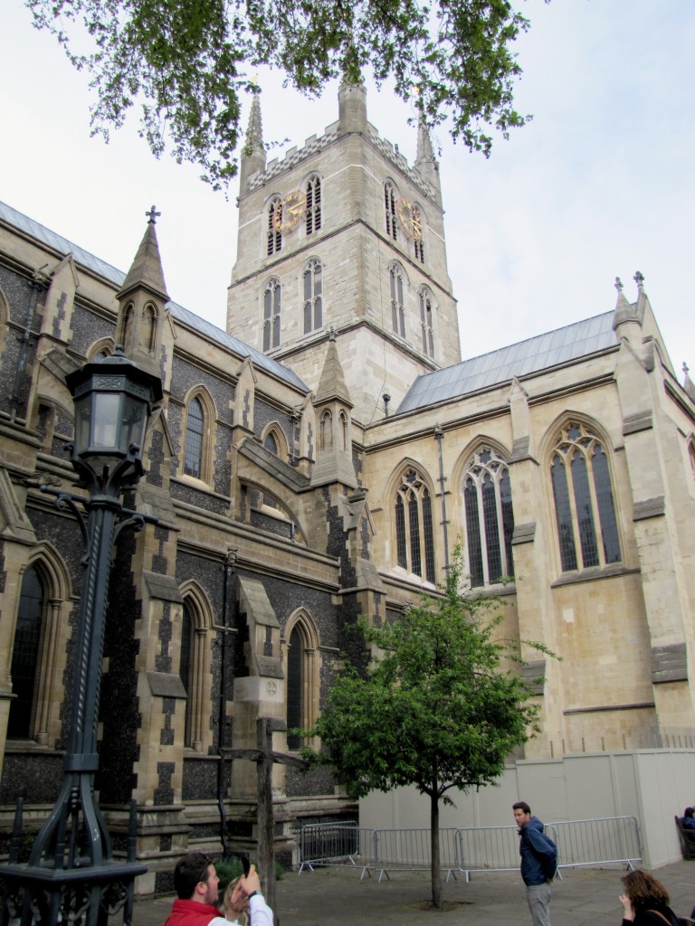 When I get street directions like, "Keep the Cathedral on your left," and you have ask , "Which Cathedral," you know you're not in Winnipeg anymore. This is Southwark Cathedral.